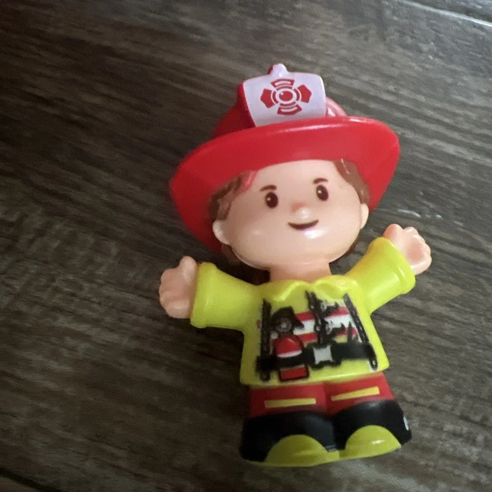 Little People Musical Toddler Toy Helping Others Fire Truck Lights Sounds Figure